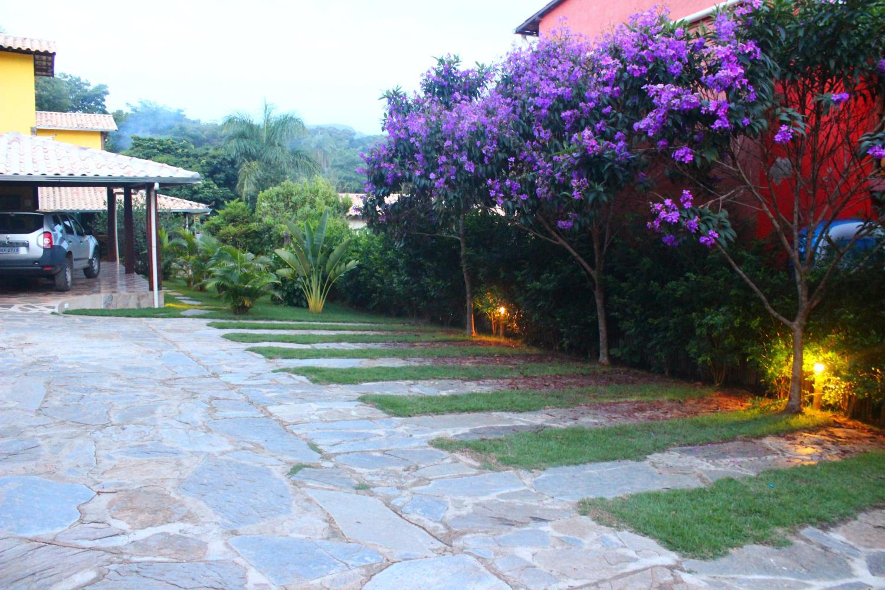 outdoor BBQ area