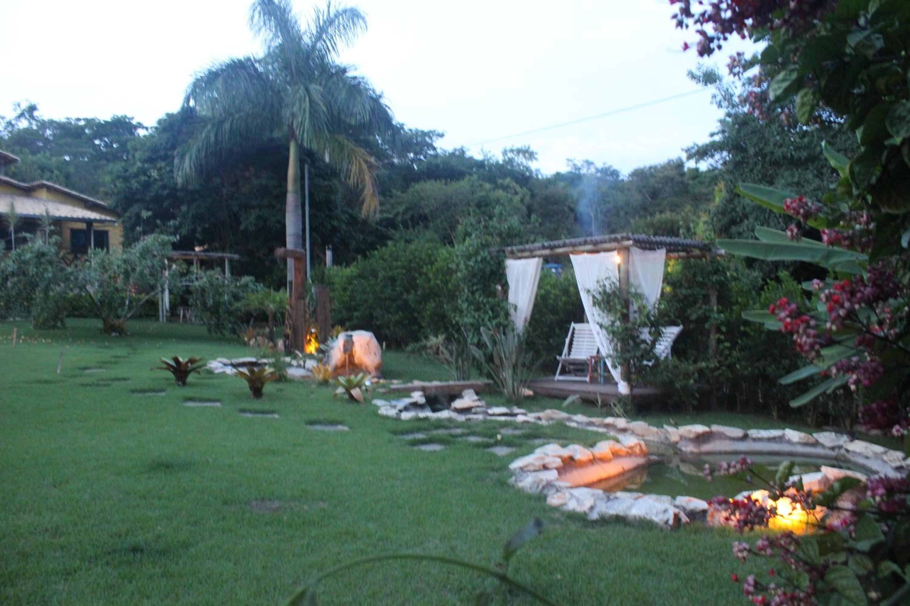 outdoor BBQ area