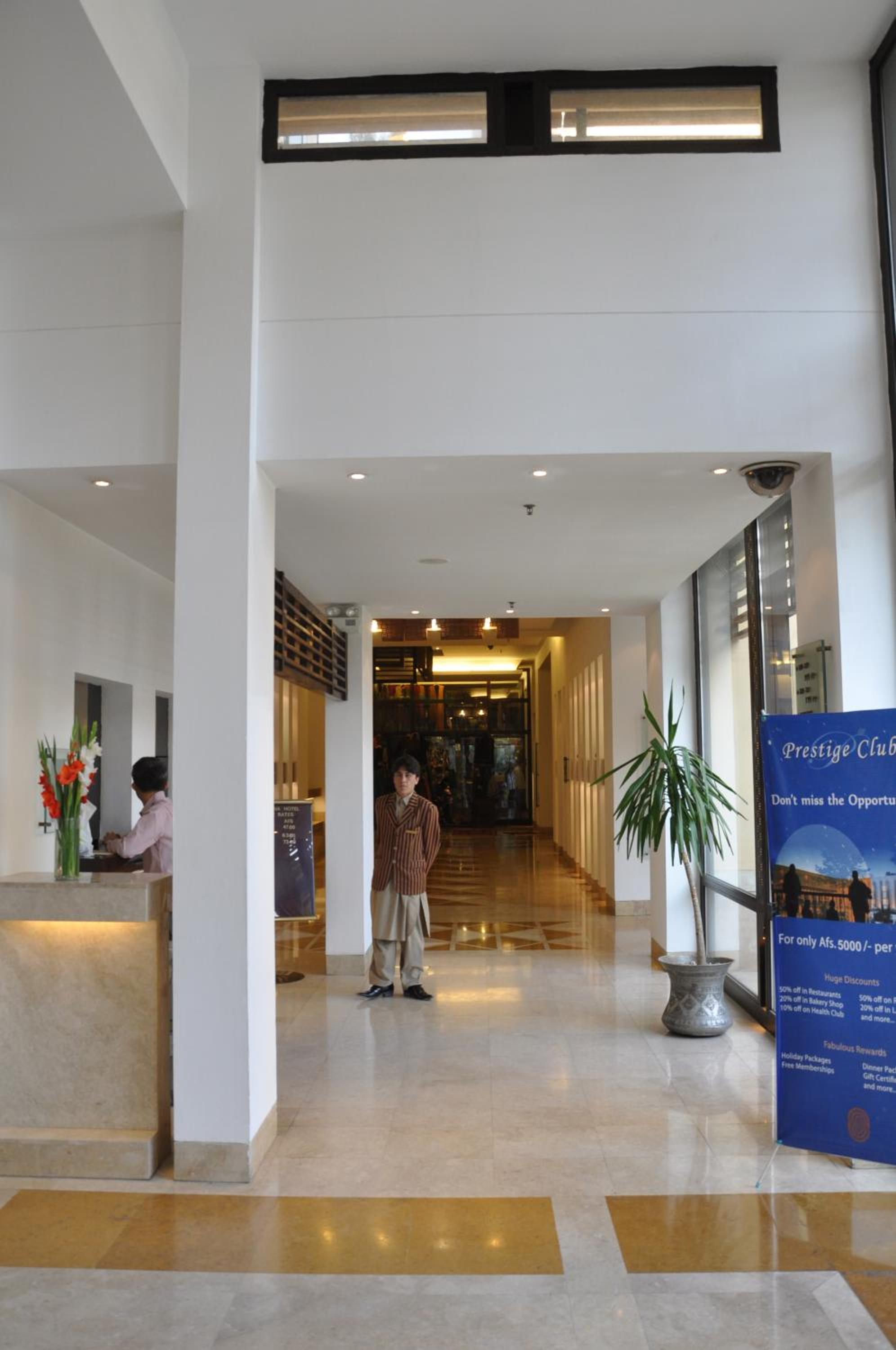 hotel reception