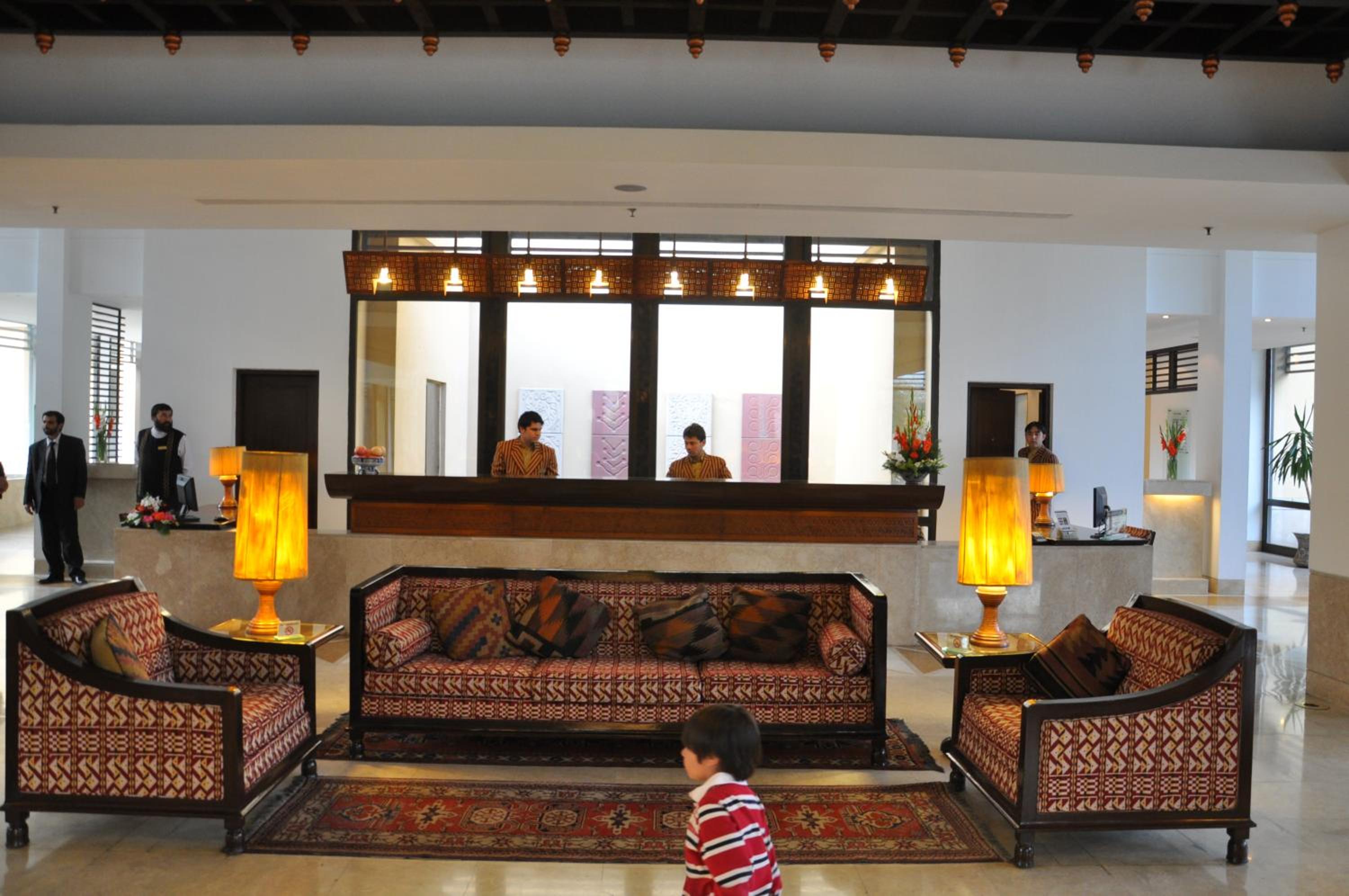 hotel reception