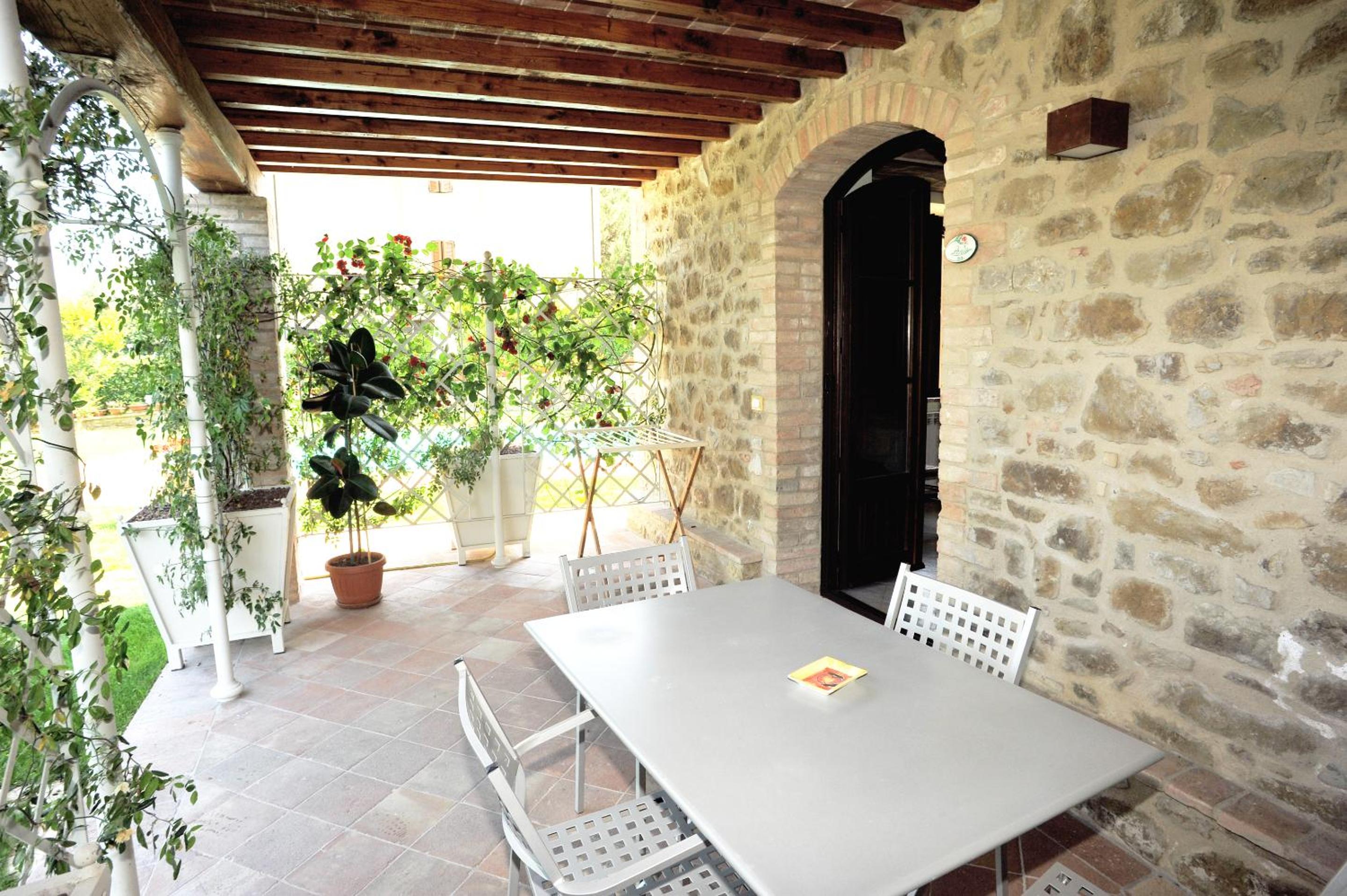 outdoor BBQ area