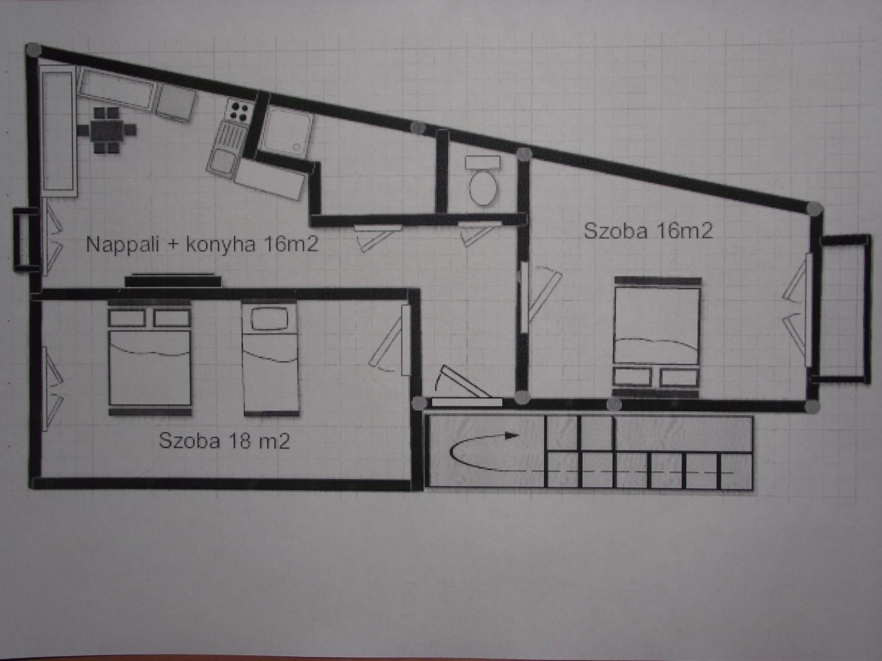 Mars II. Apartman view 2