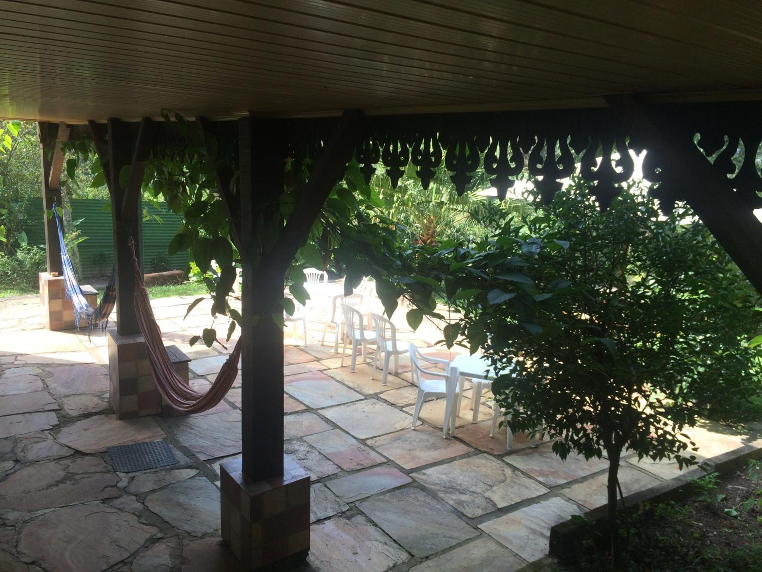 outdoor BBQ area
