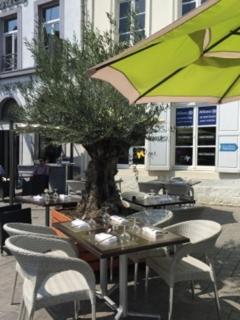 outdoor BBQ area