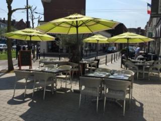 outdoor BBQ area