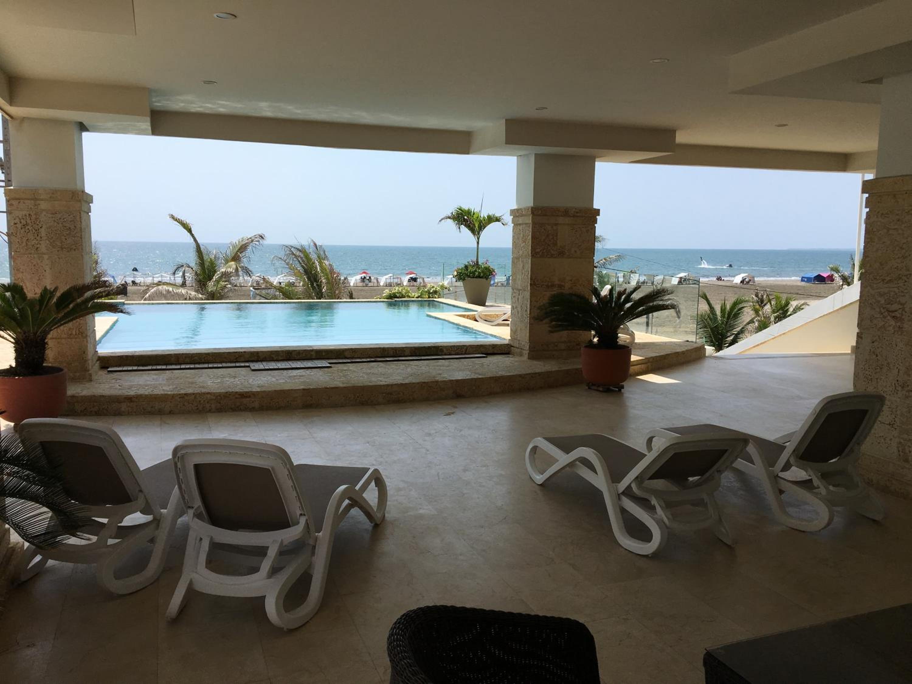Cartagena Beach Front view 3