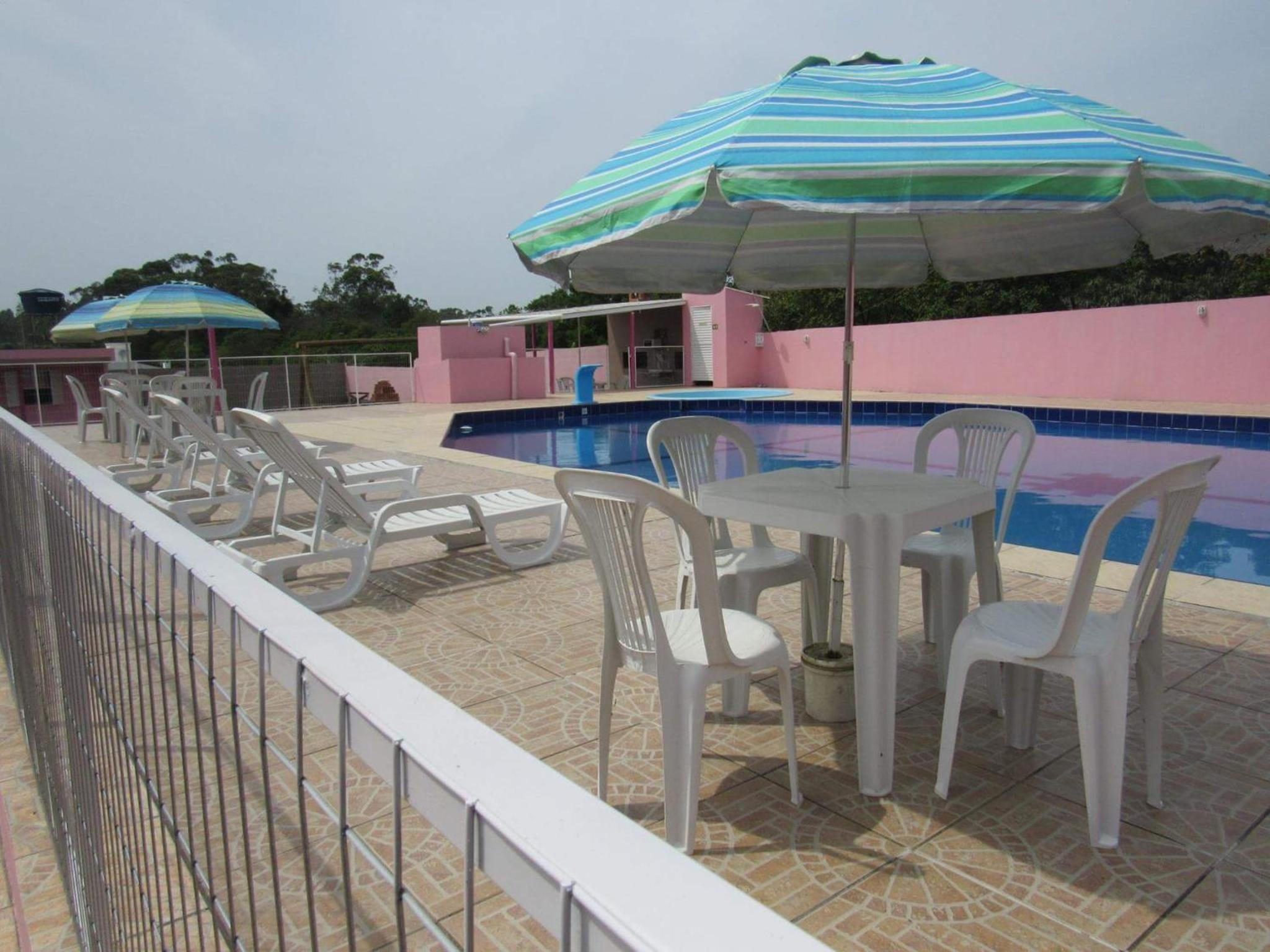outdoor BBQ area