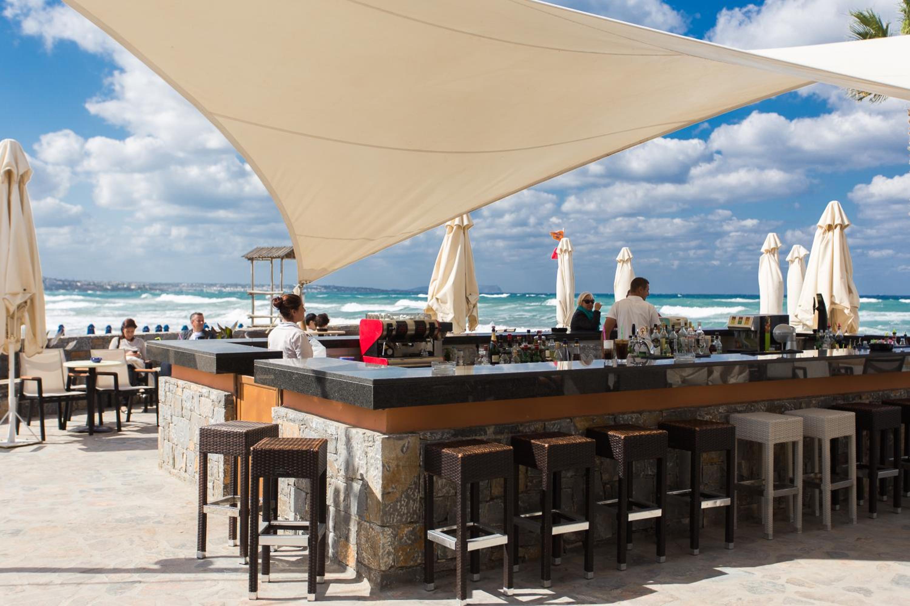 outdoor BBQ area