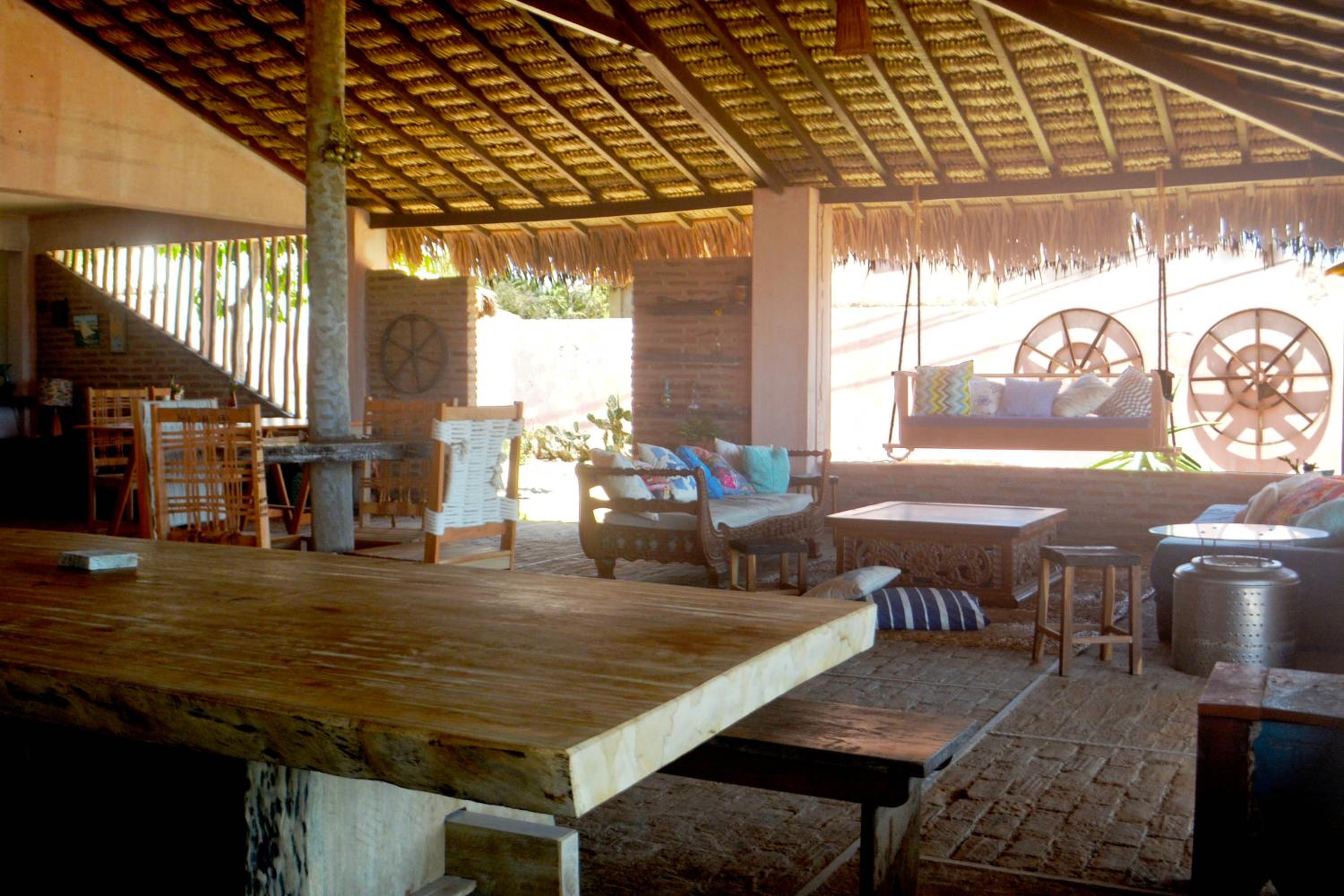 outdoor BBQ area