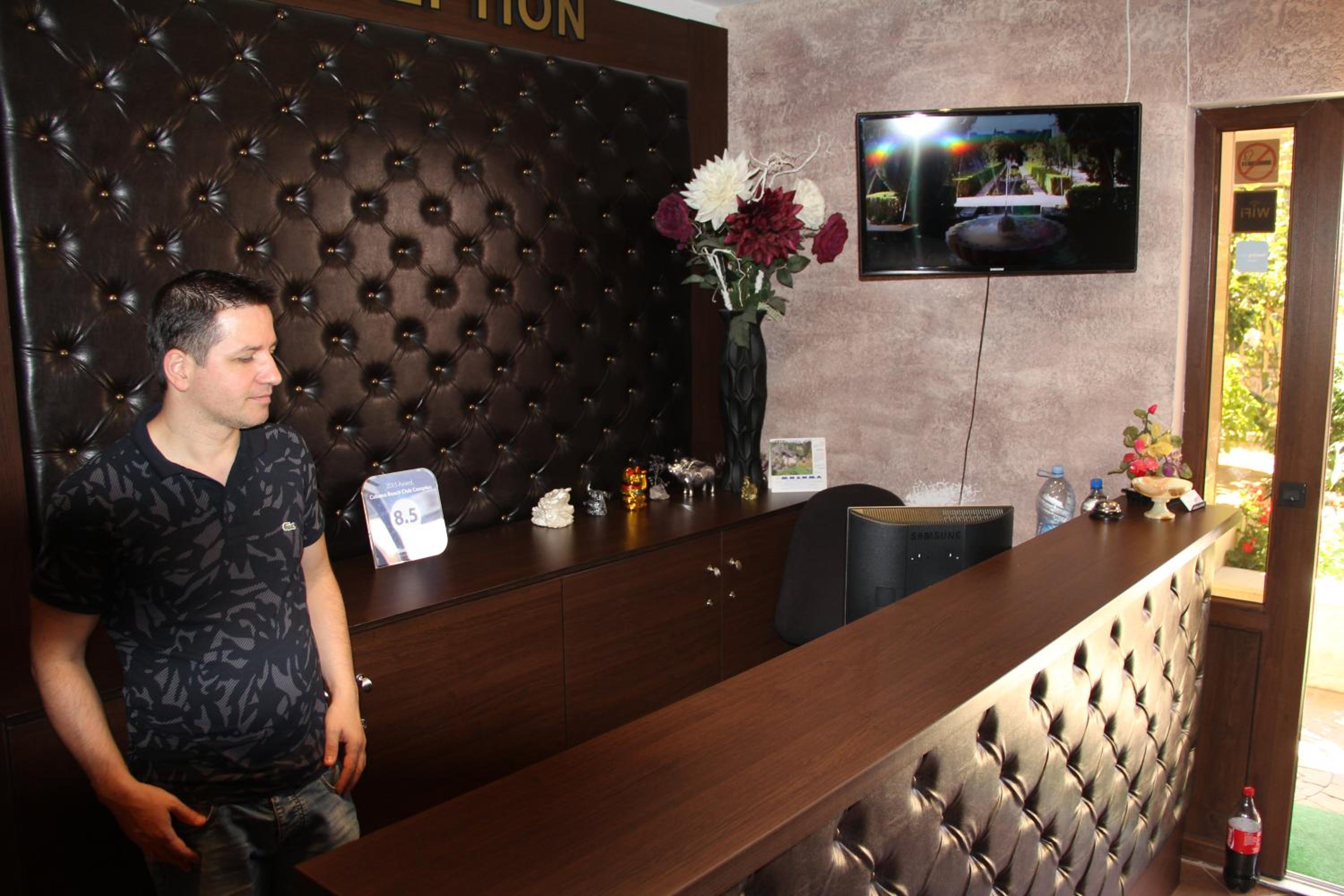 hotel reception