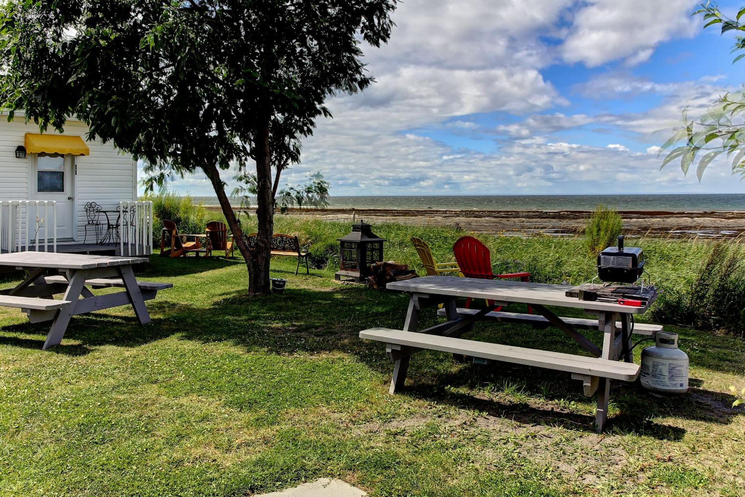 outdoor BBQ area