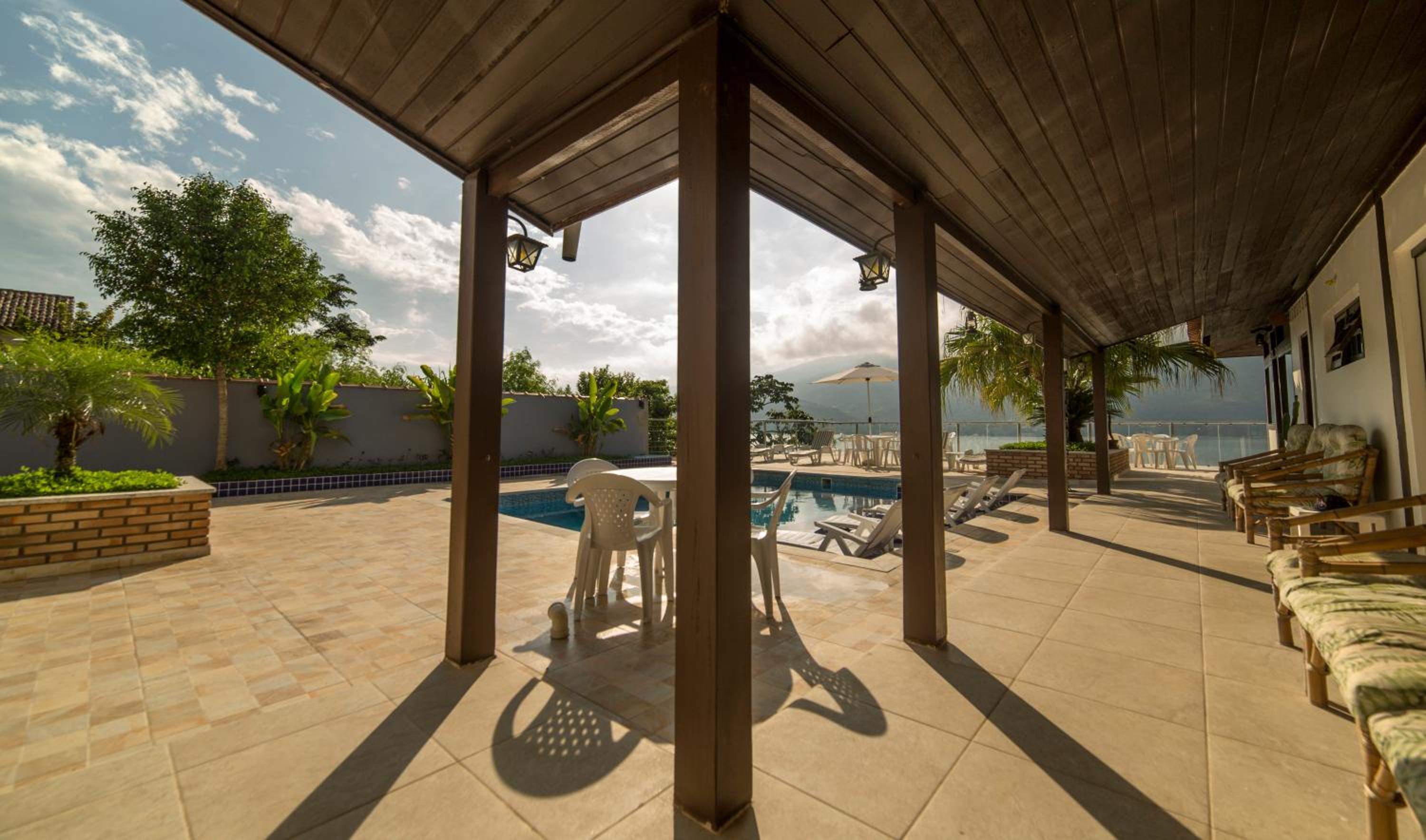 outdoor BBQ area