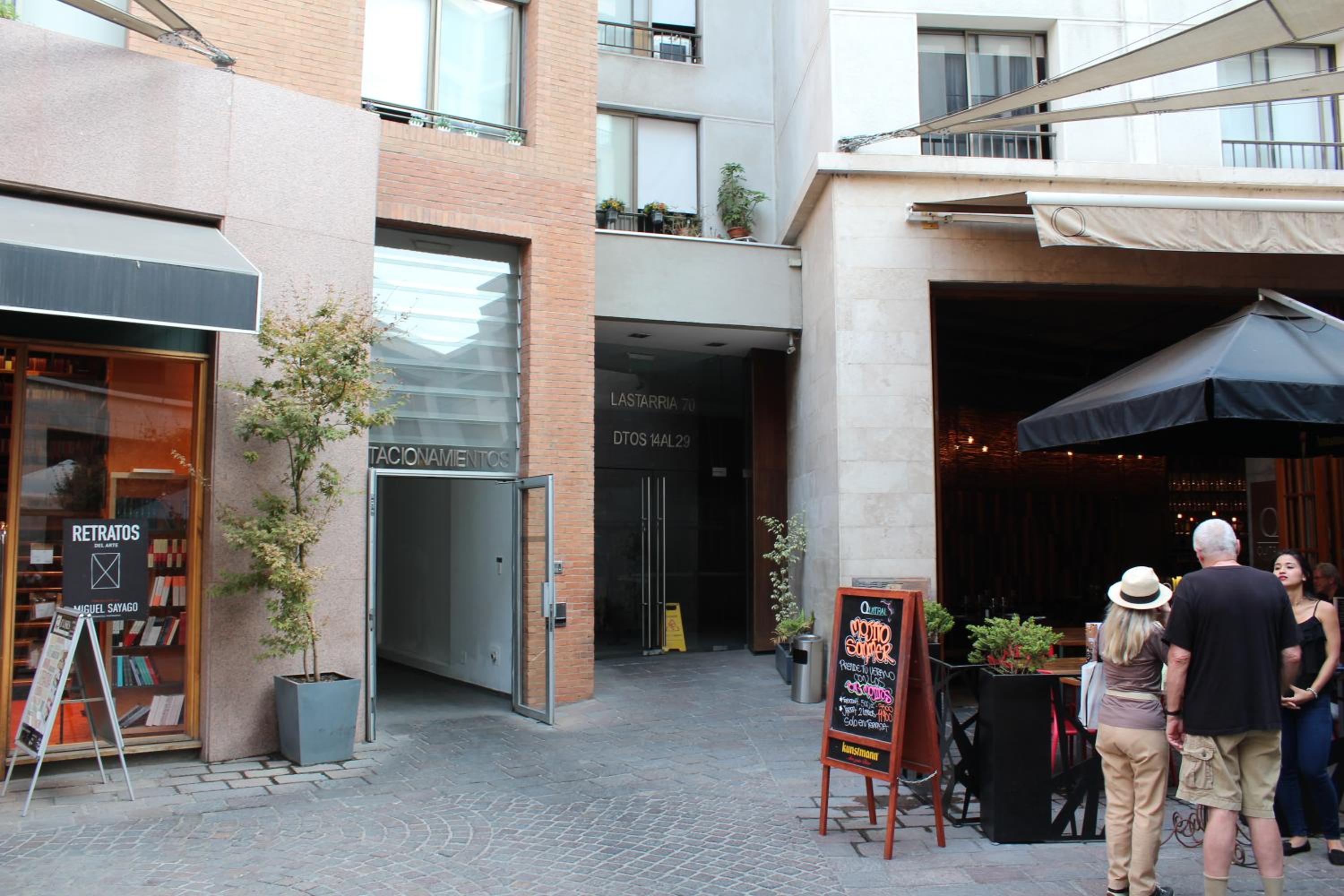 outdoor BBQ area