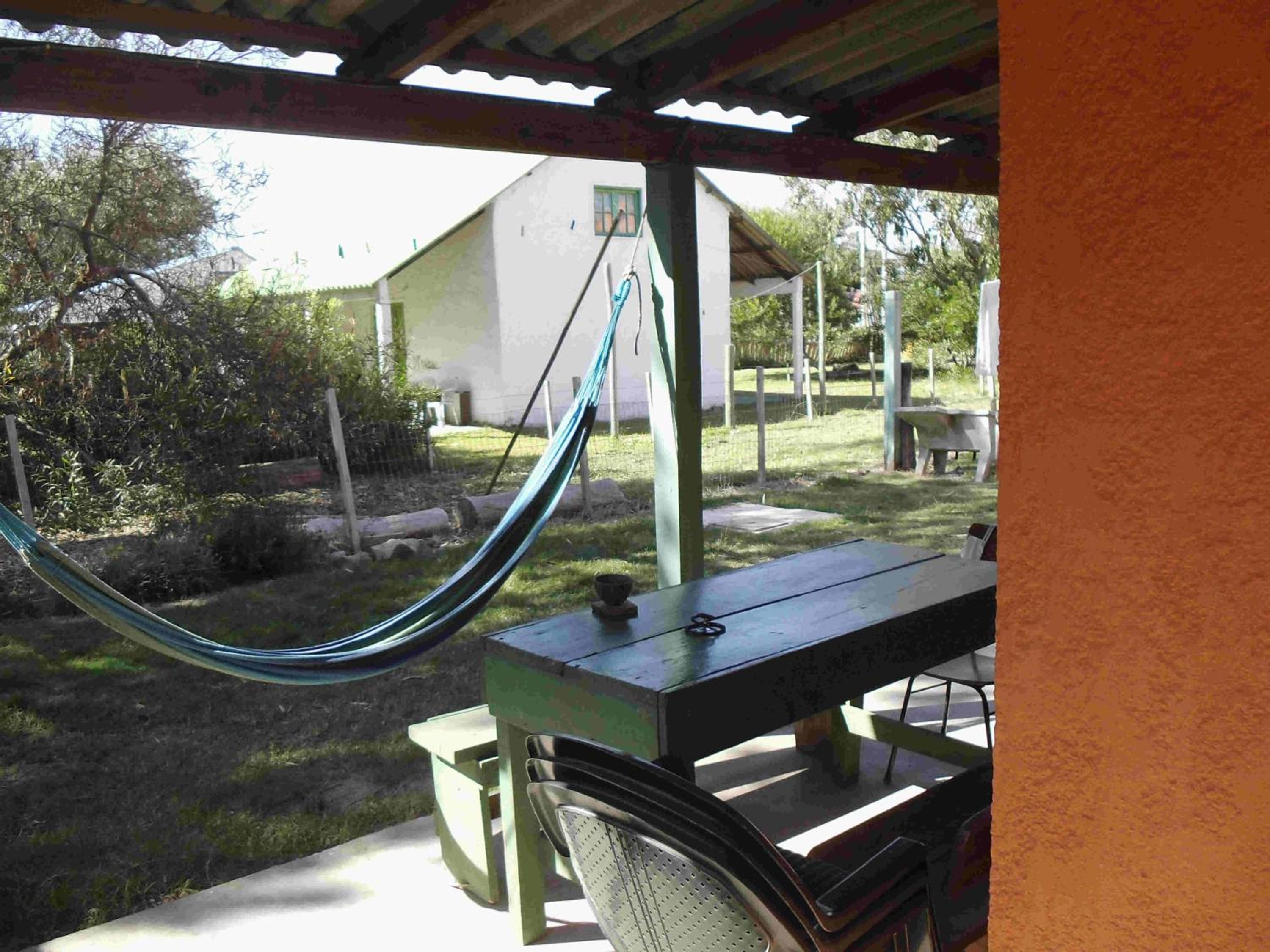 outdoor BBQ area
