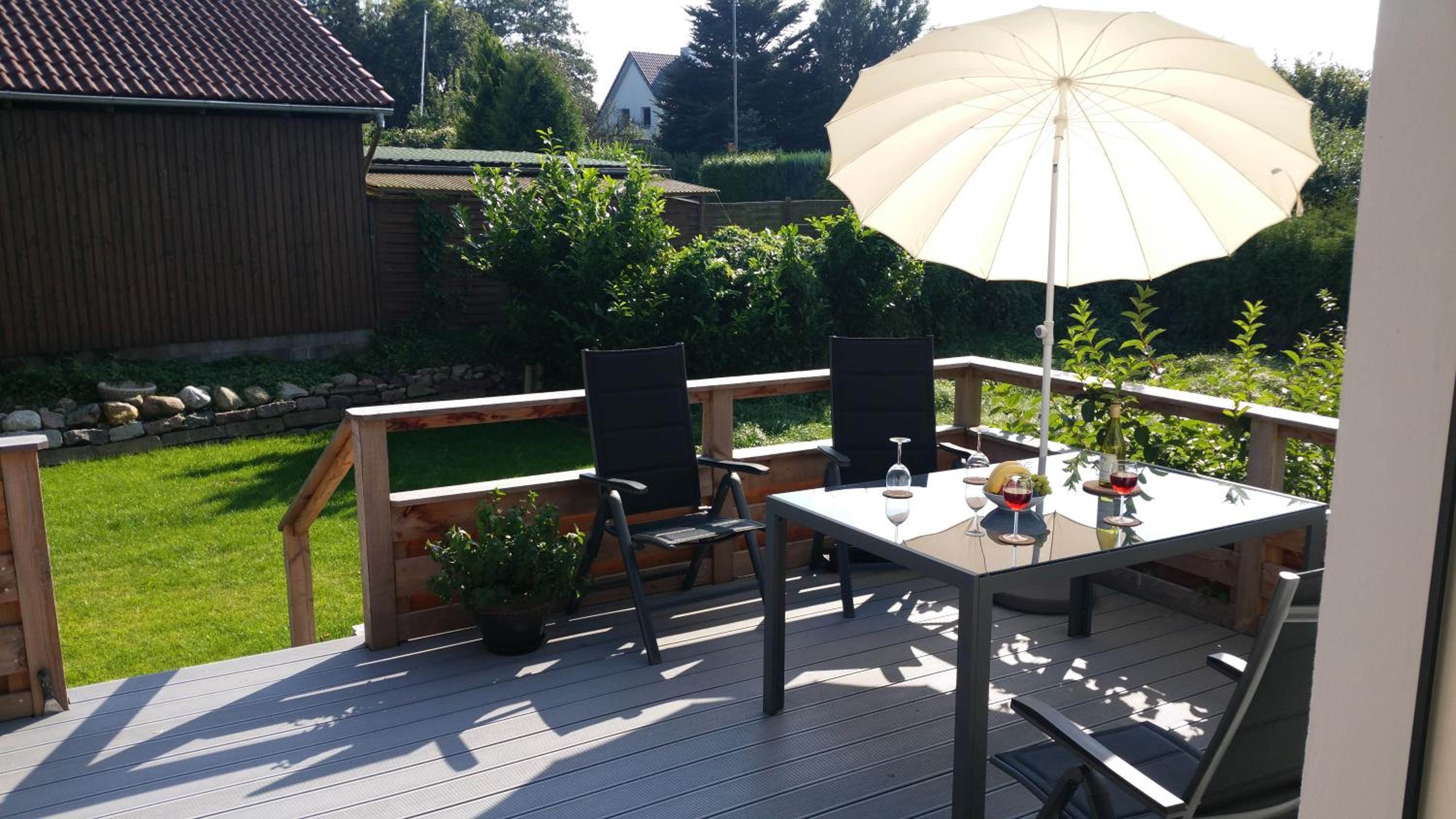 Direkter Blick auf´s Wasser