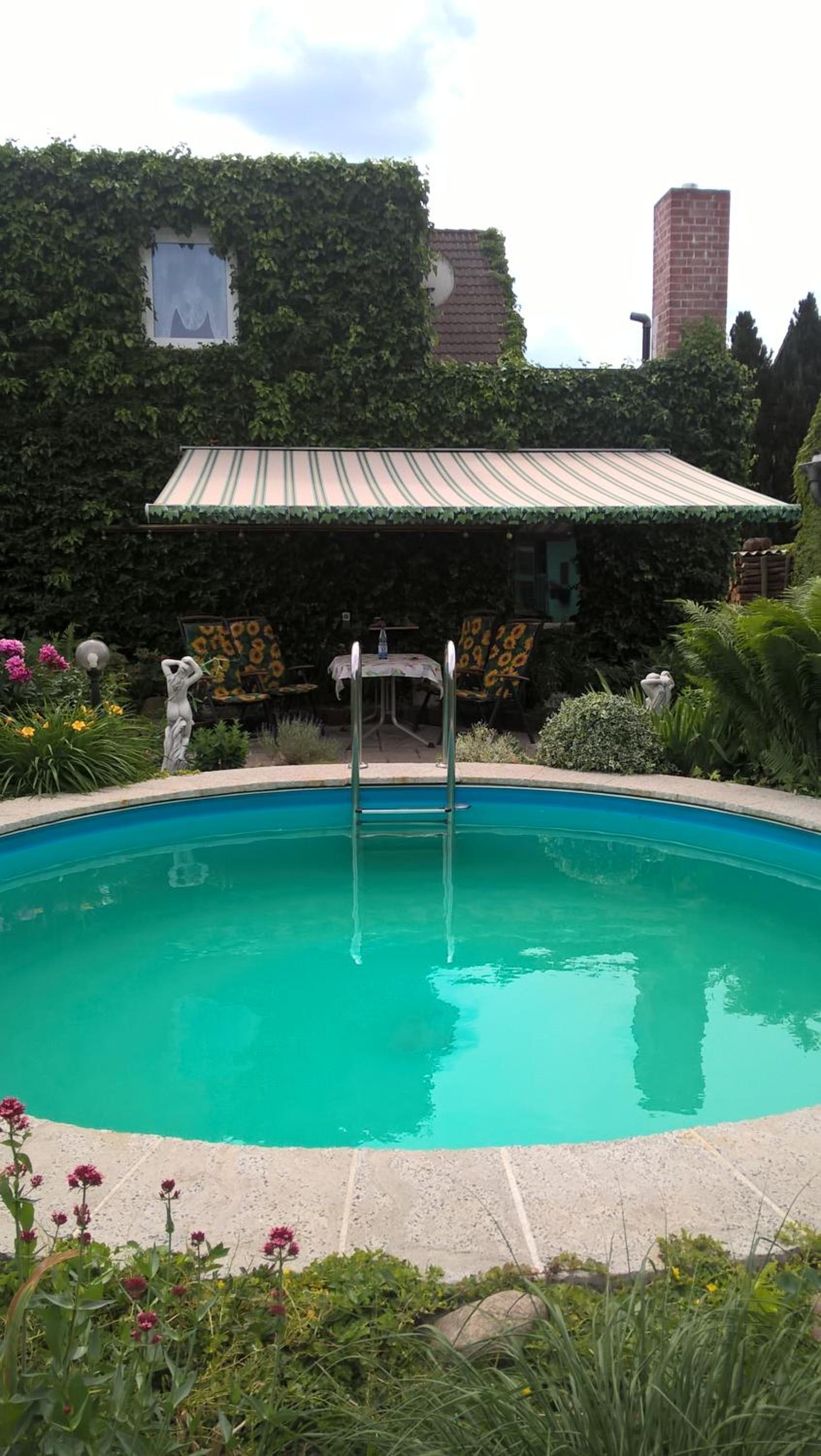 Ferienwohnung "Sonnenschein" 75 qm mit großem Garten im lausitzer Seenland