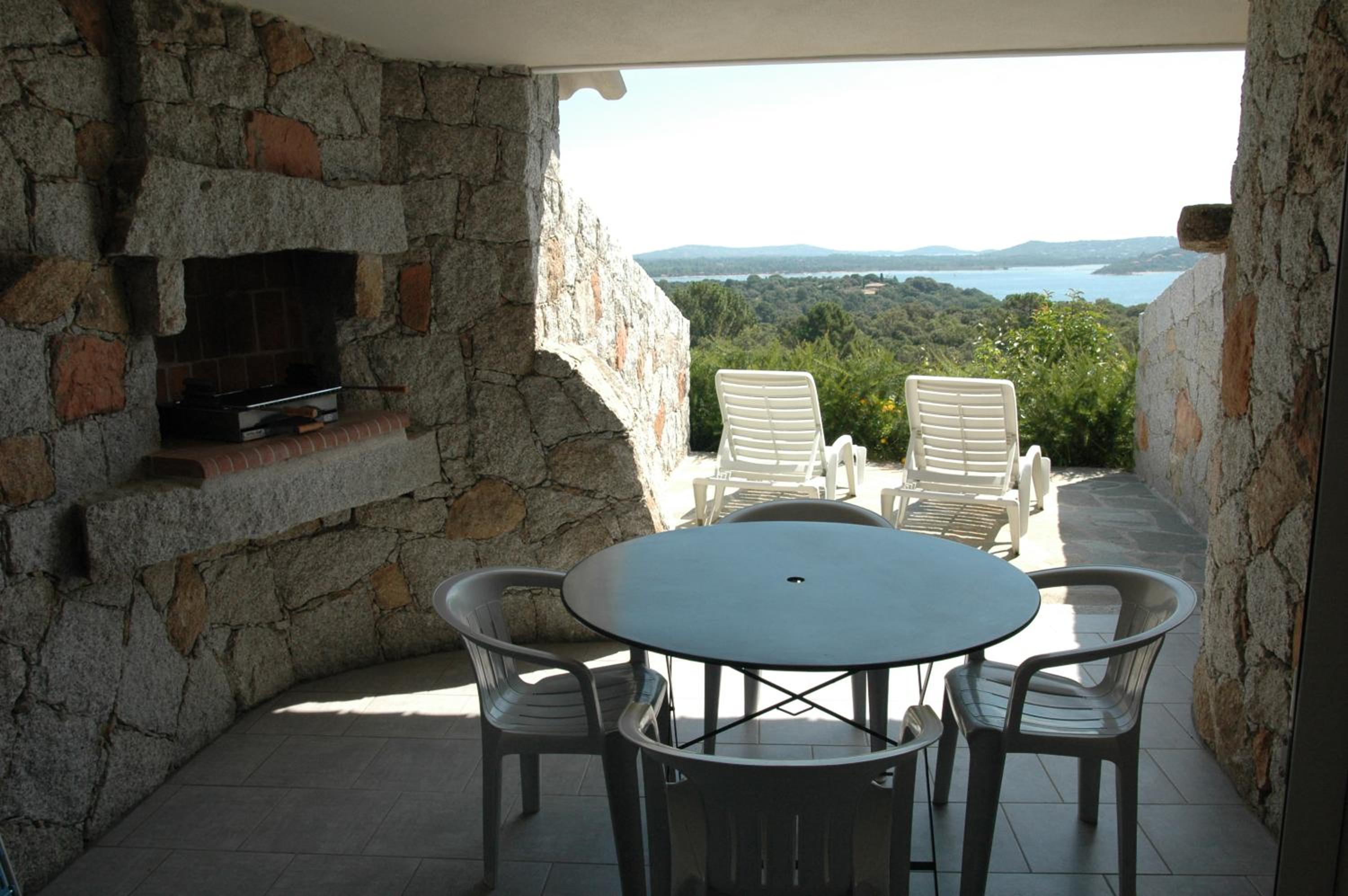 outdoor BBQ area