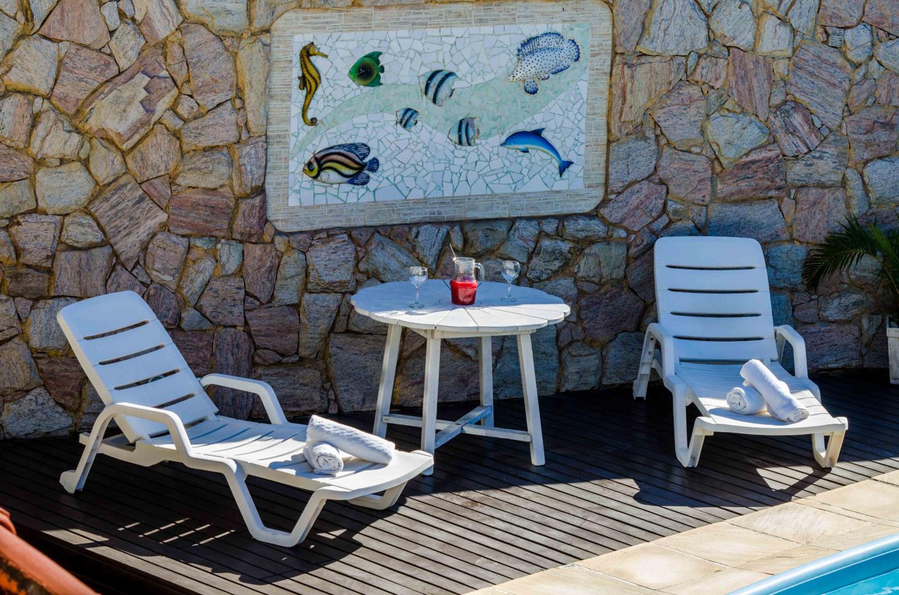 outdoor BBQ area