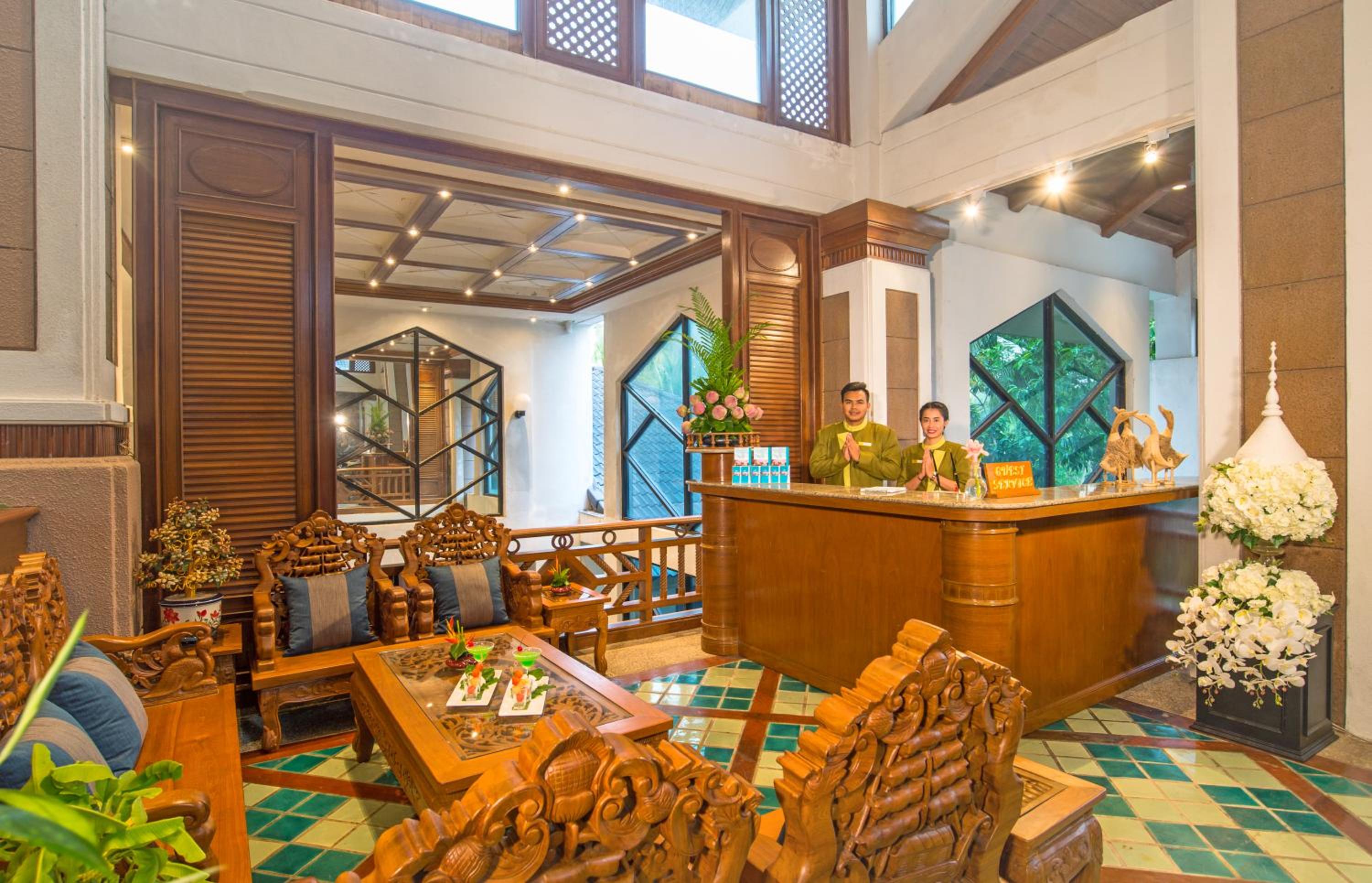 hotel reception