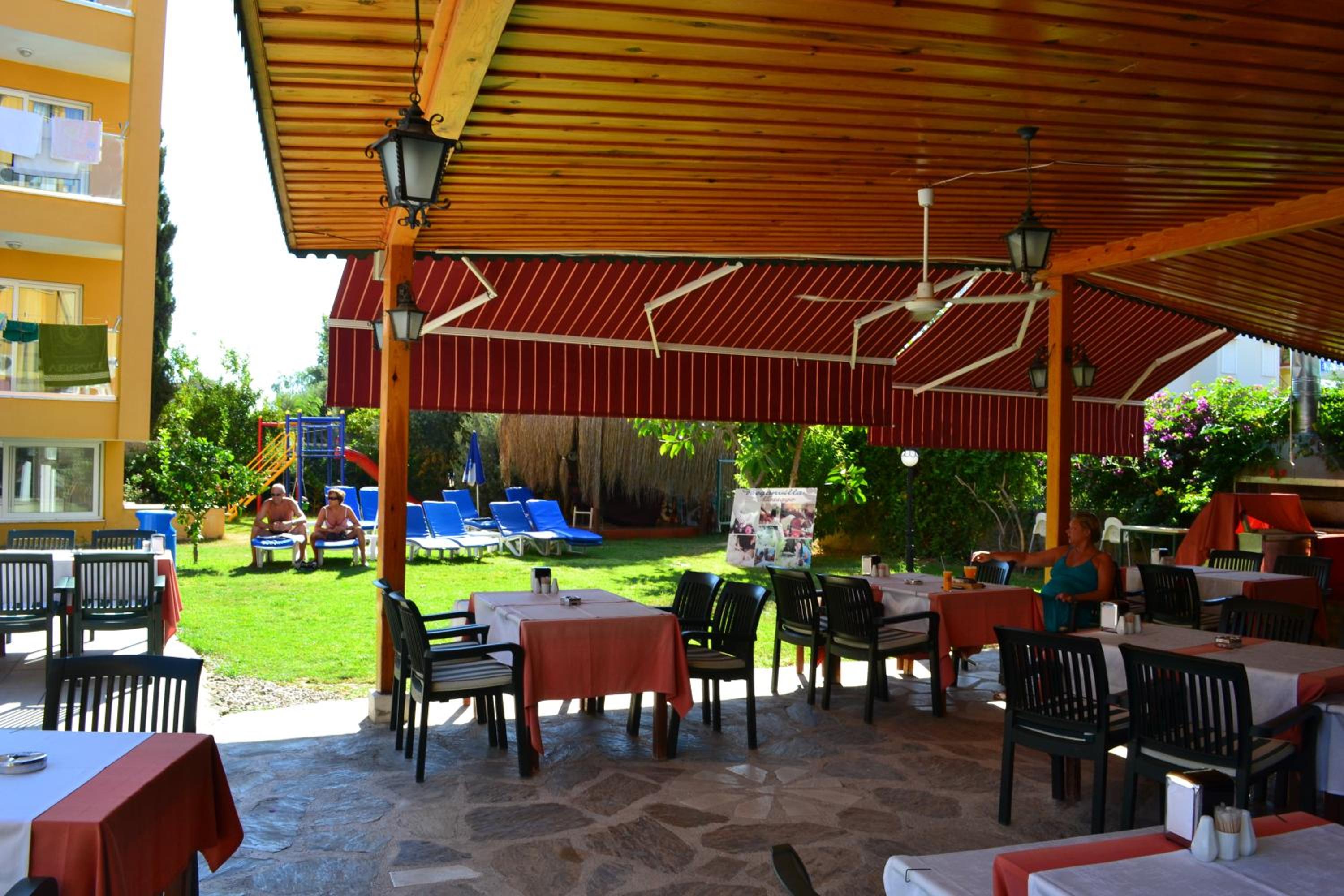 outdoor BBQ area