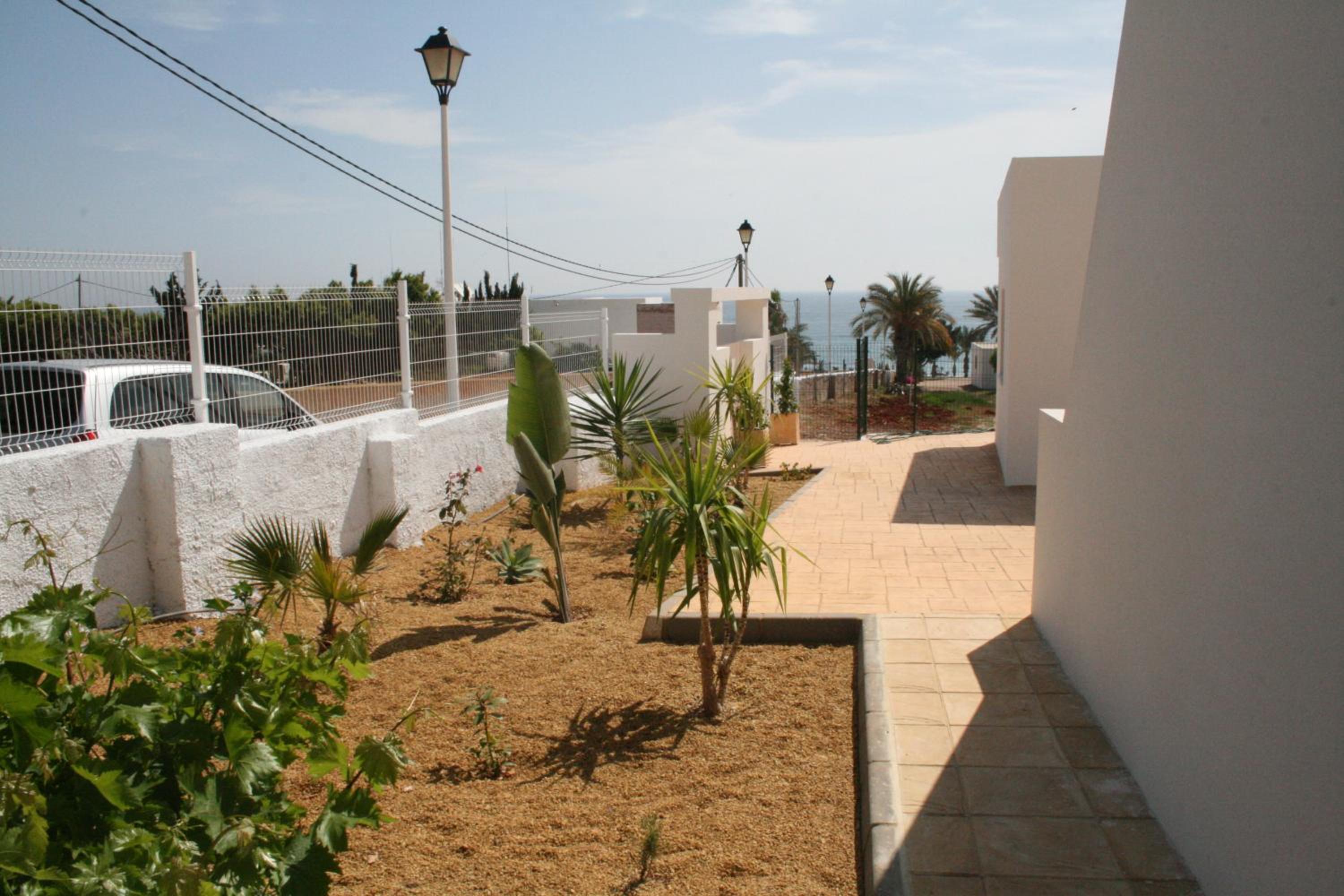 outdoor BBQ area