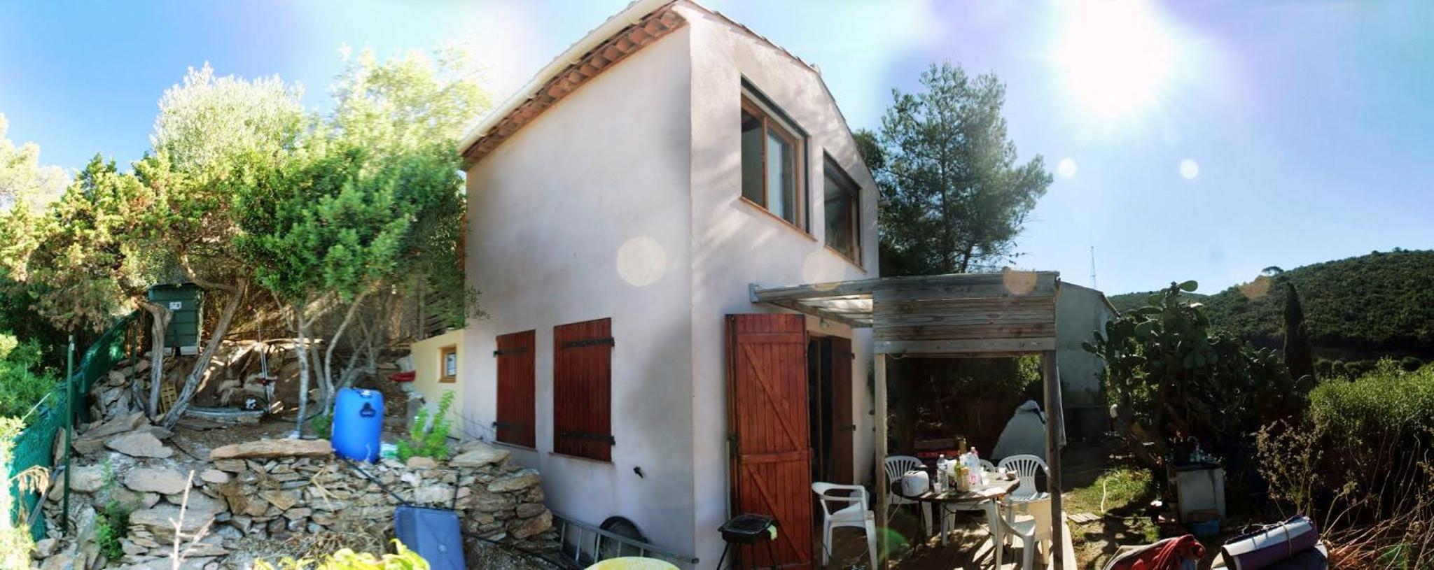 RC d'un Cabanon écologique ile du levant Naturiste