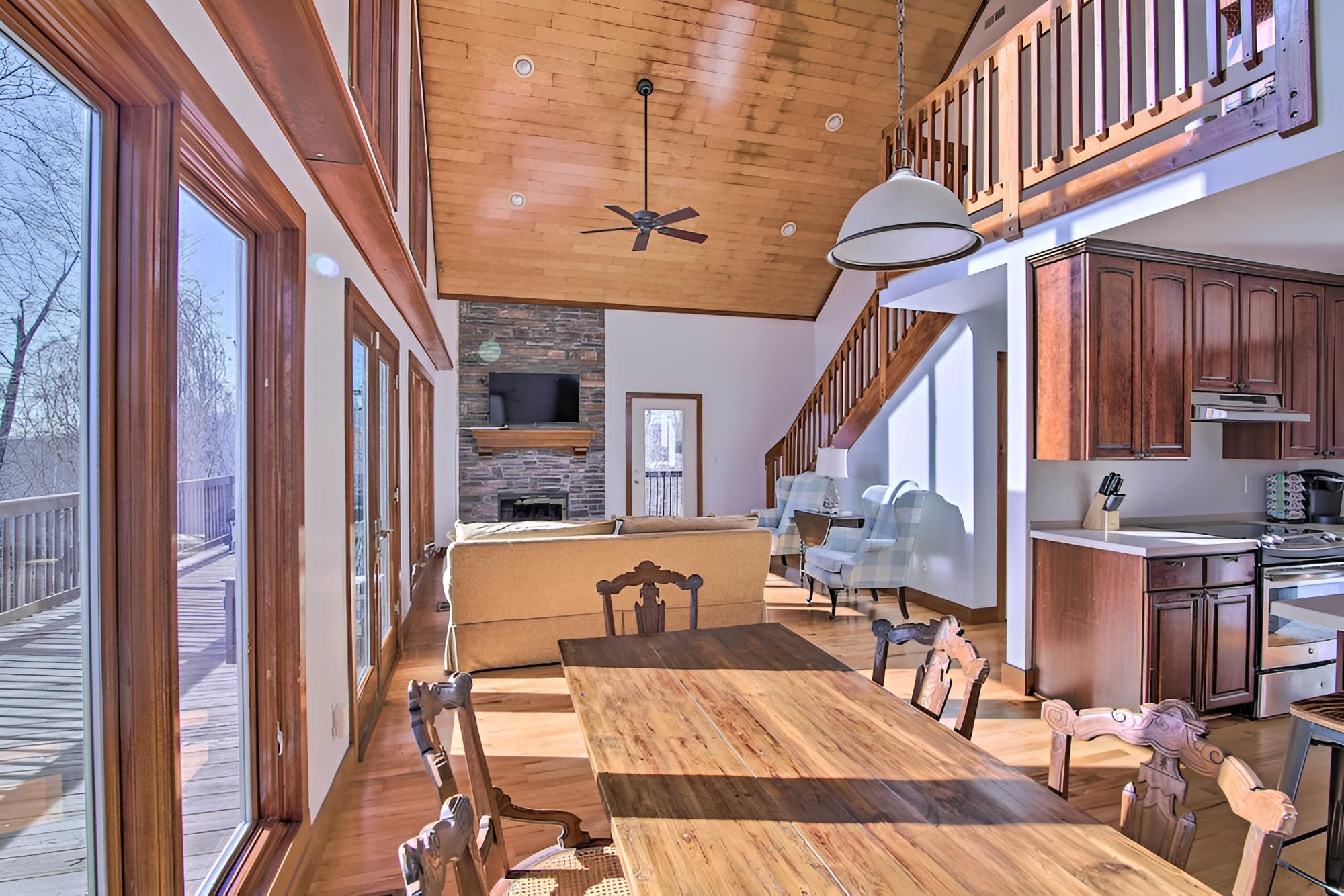 Secluded Hilltop Columbia Home w/ Deck + Views!