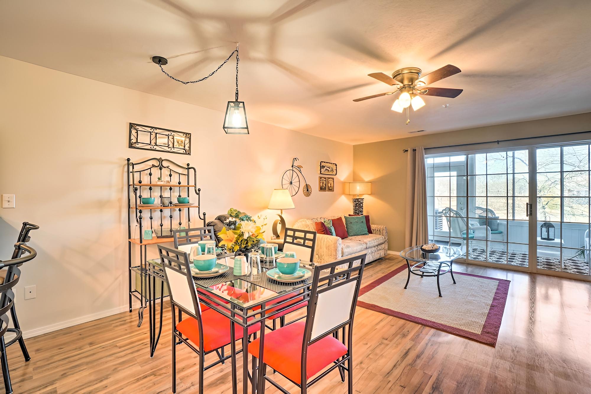 Cozy Branson Condo w/ Water Views + Golf Course!