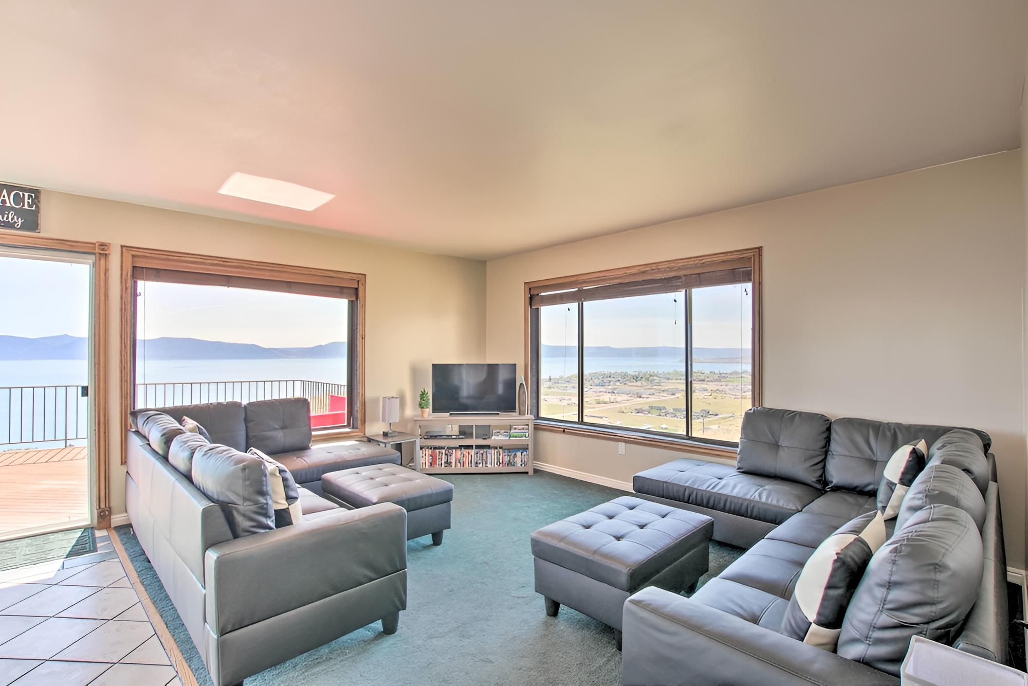 Breathtaking Bear Lake Escape w/ Game Room & View!