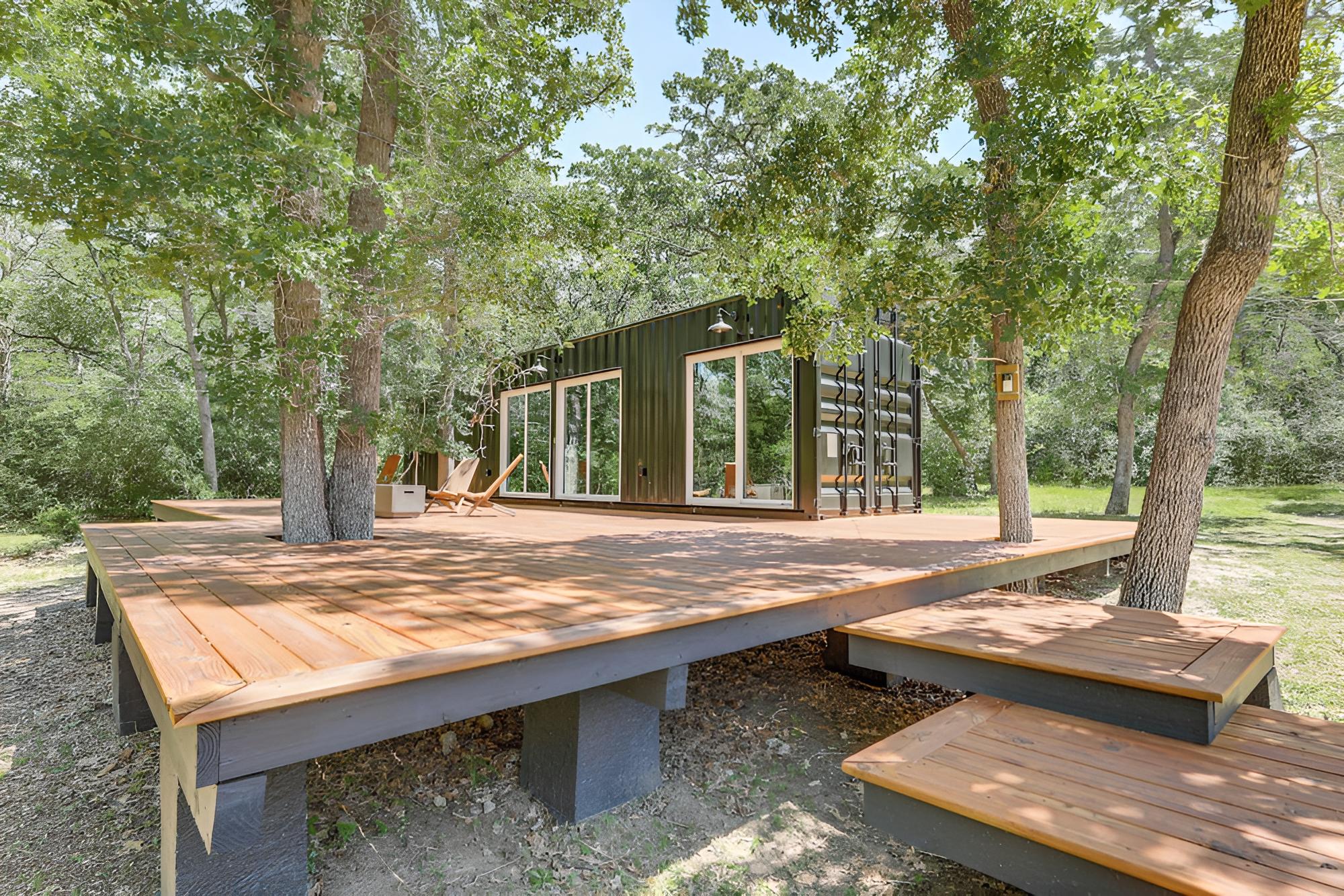 Scenic La Grange Tiny Home on 22 Acres By Wineries