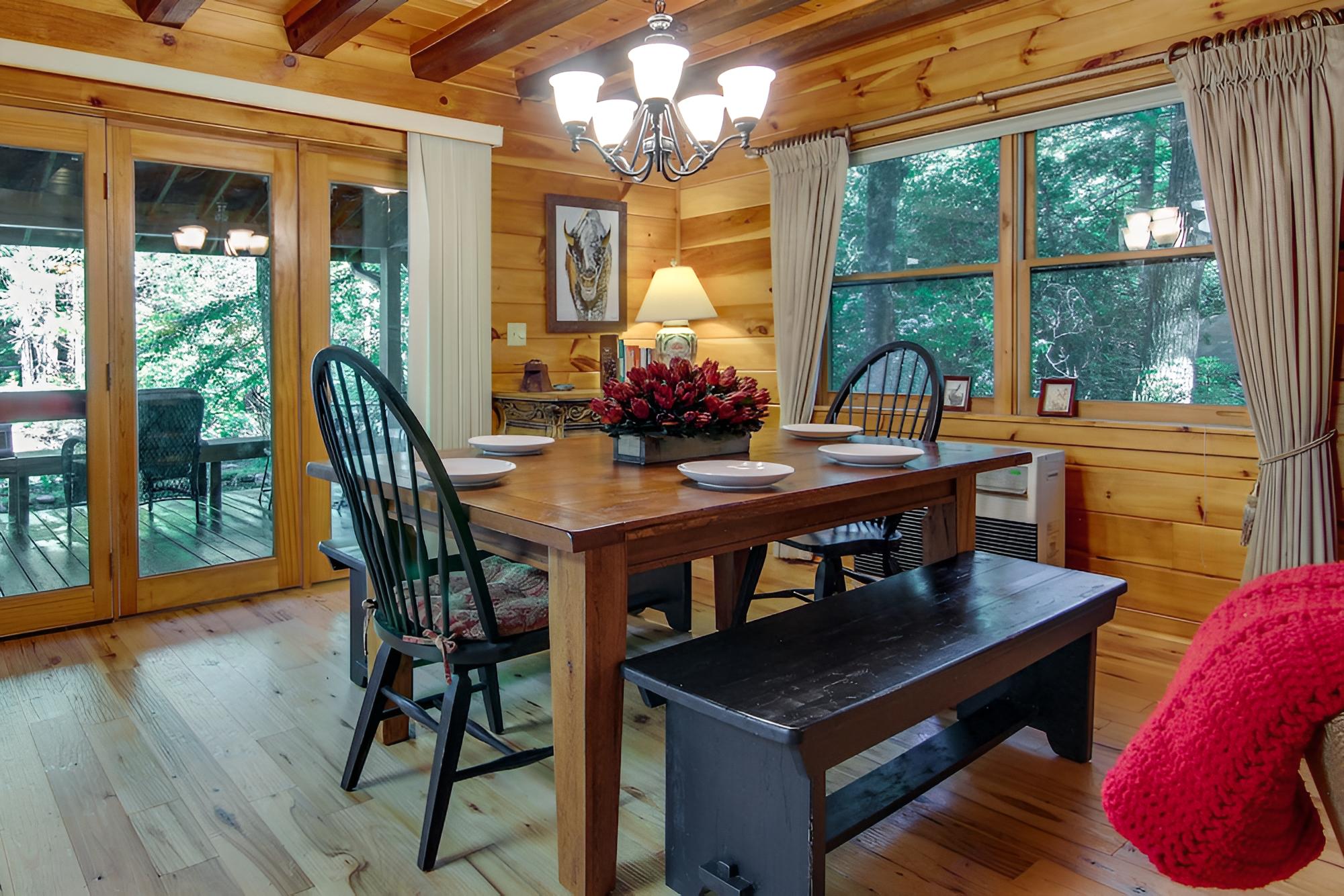 Secluded Rustic Cabin Next to South Toe River!