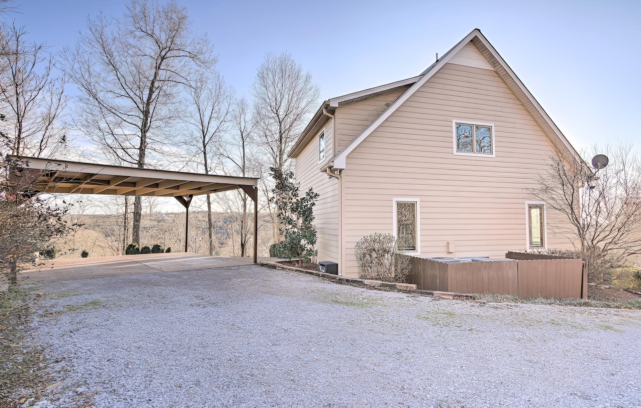 Secluded Hilltop Columbia Home w/ Deck + Views!