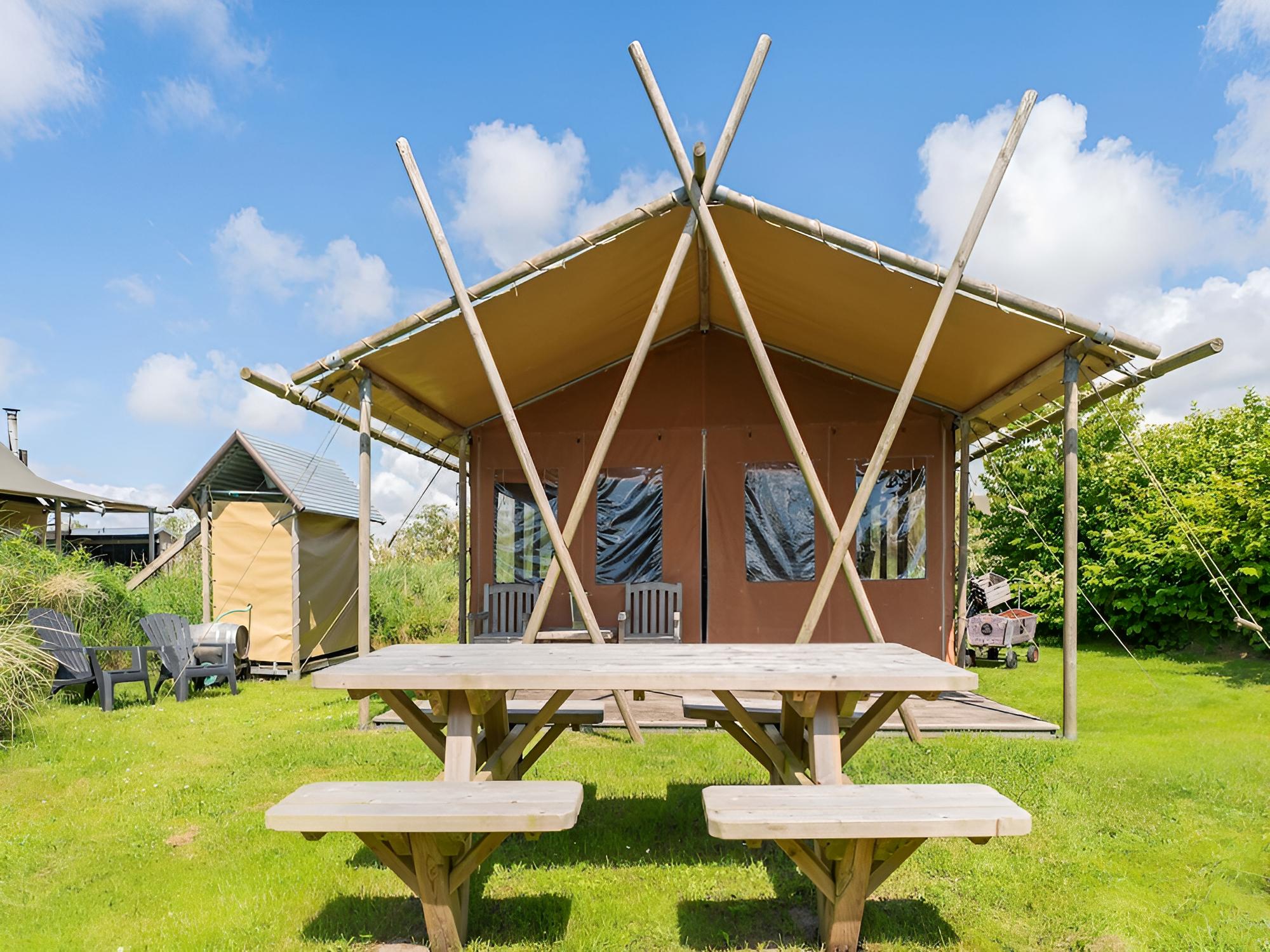 Unique, Comfortable Tent Houses on a Small Holiday Park a 5 Minute Walk From the sea
