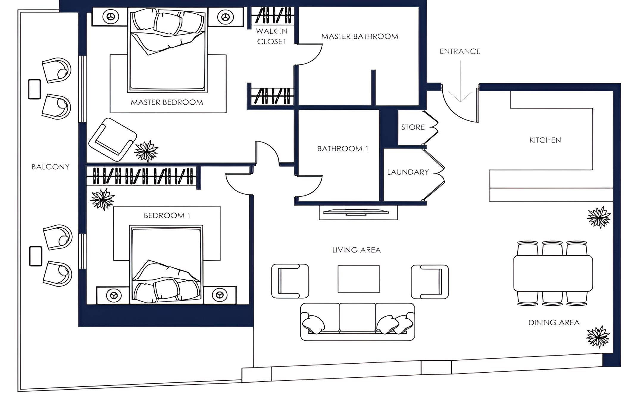 2B-Fairways West-301 by bnbme homes