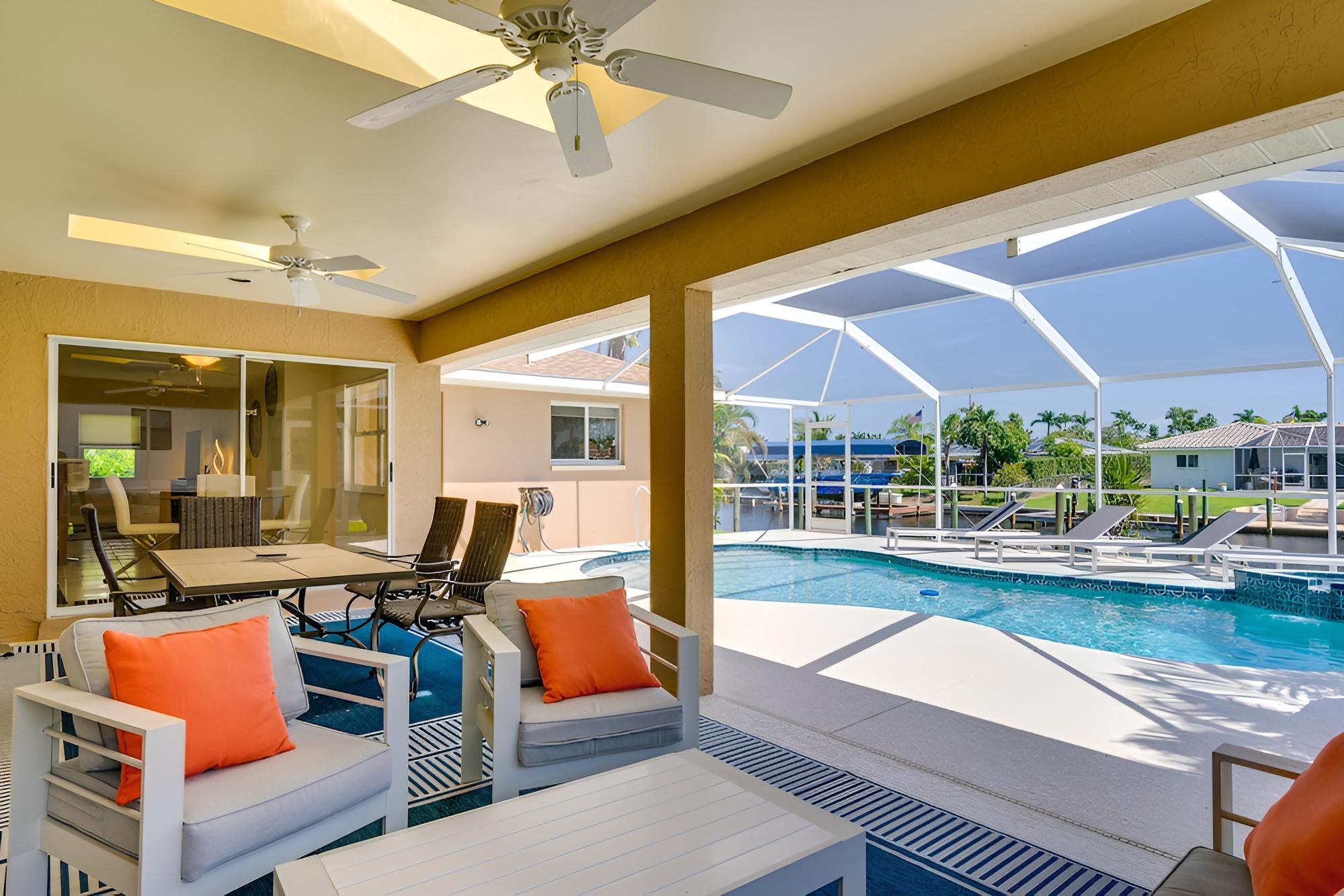 Canal-front Cape Coral Home: Pool, Screened Lanai!