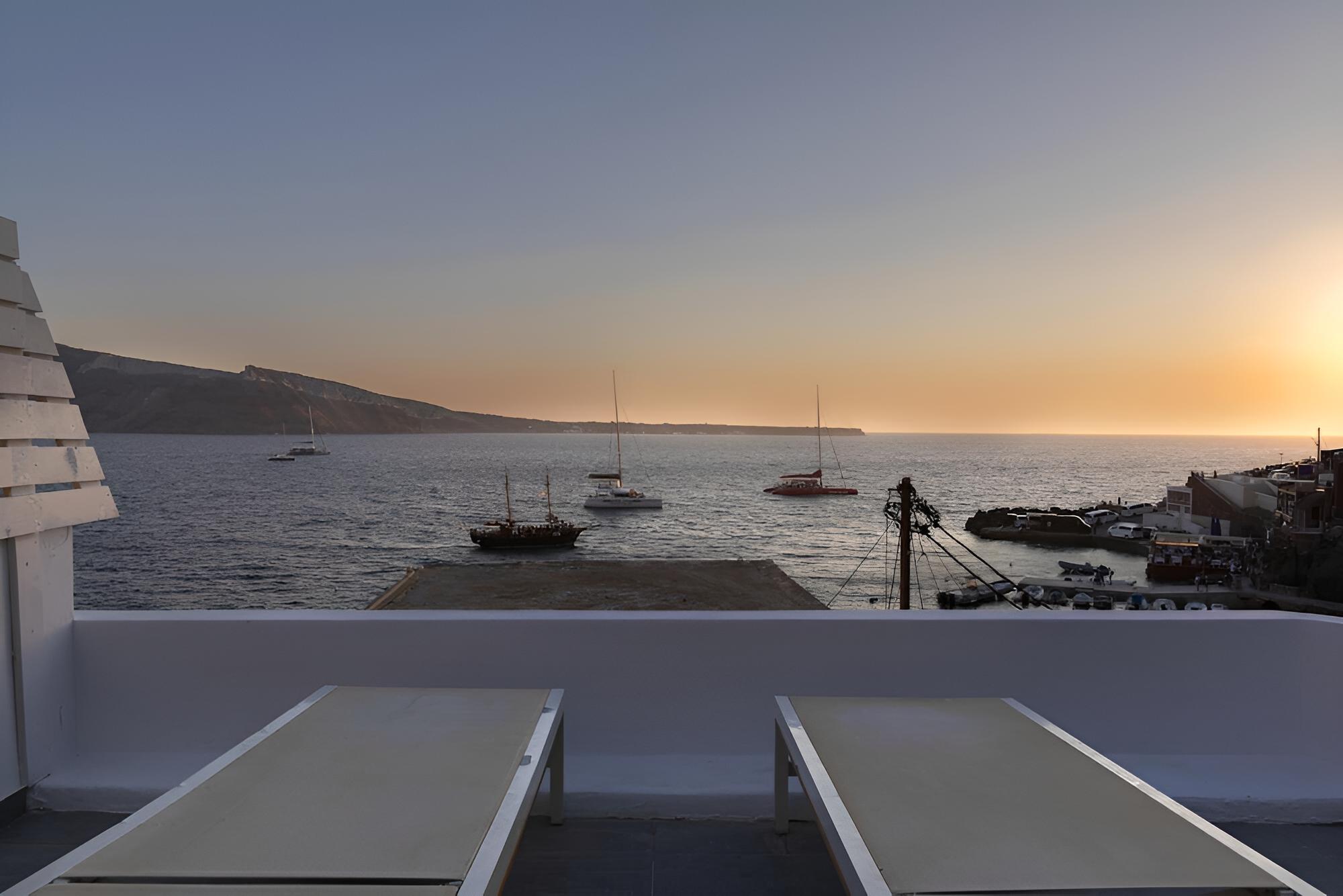 Ammoudi Sunset Cave Santorini view 3