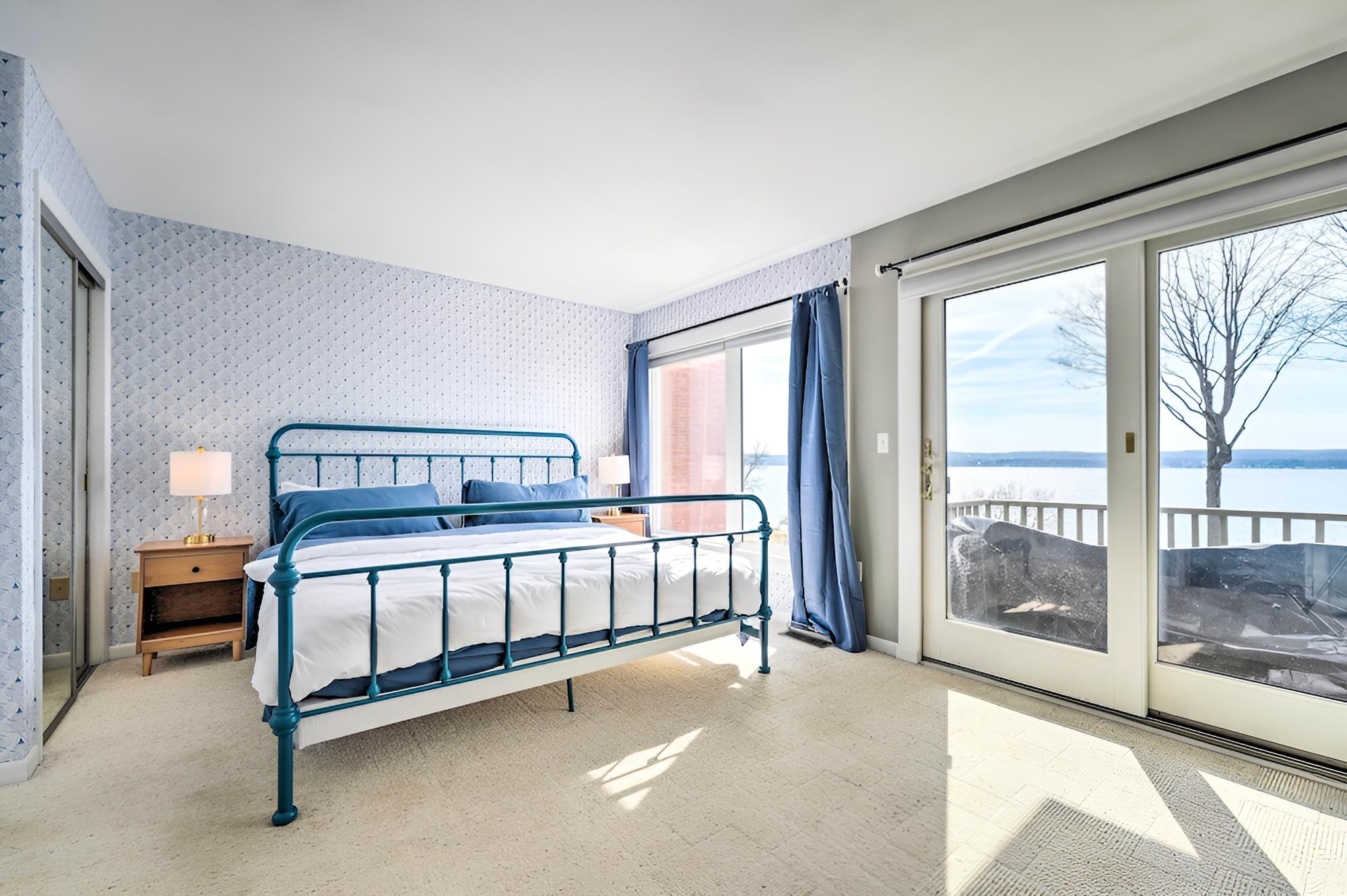 Waterfront Dewittville Condo w/ Furnished Balcony!