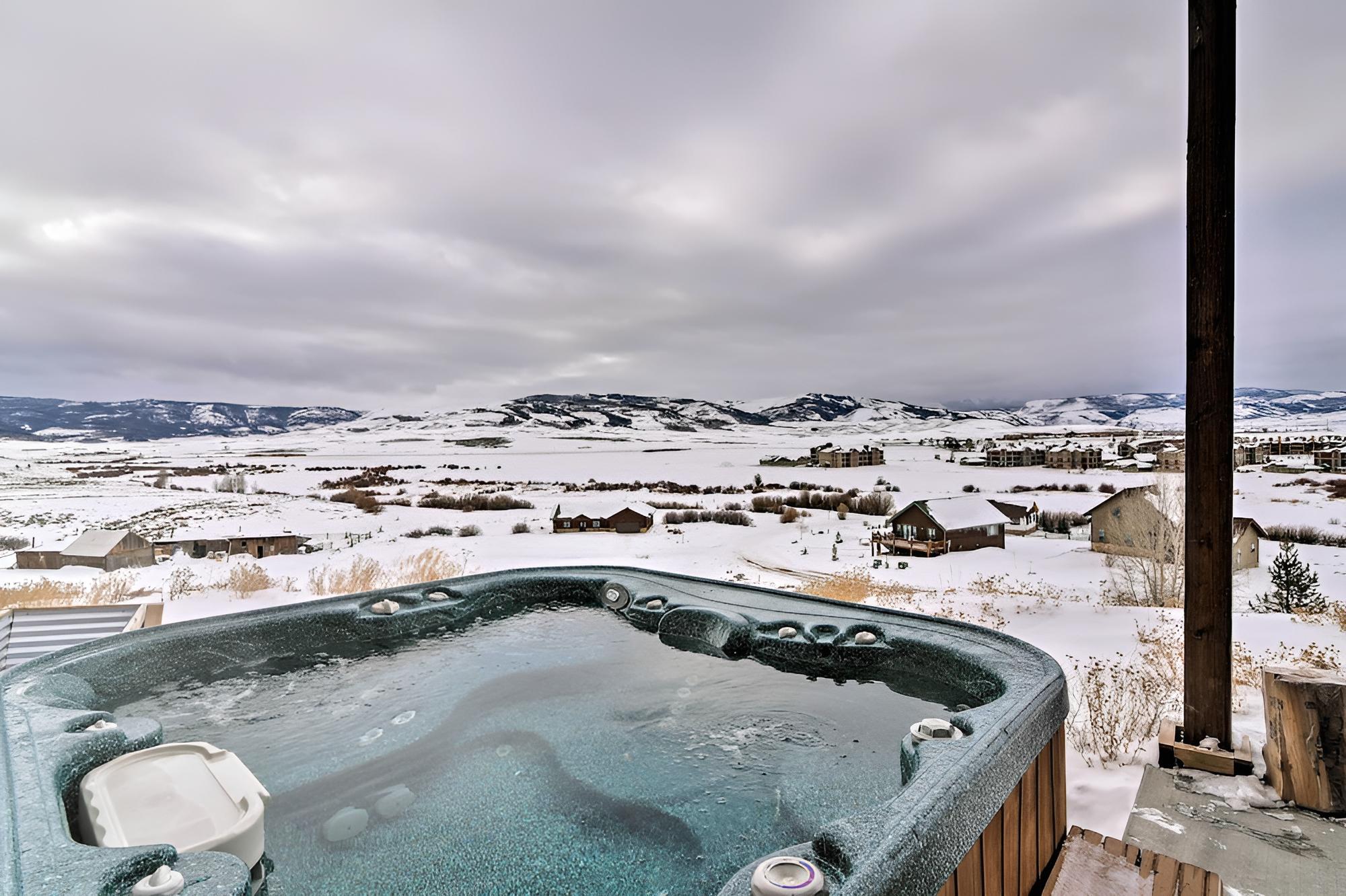 Majestic Granby Home w/ Hot Tub, Deck & Views!