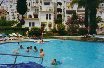 Andalusian style apartment in Pueblo Evita exclusive holiday complex
