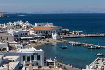 Supreme Mykonos Town House with Views & Pool & Parking