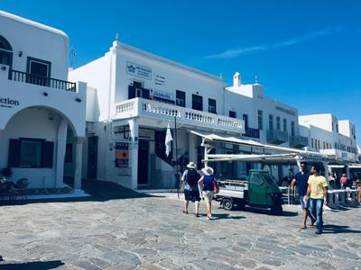 Mykonos Old Harbor Front Suite with Balcony