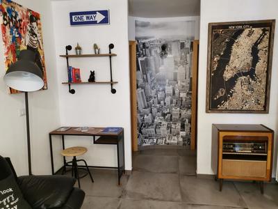 The black dog house