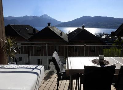 FeWo Atterseeperle - 80m2 mit See- und Gebirgsblick
