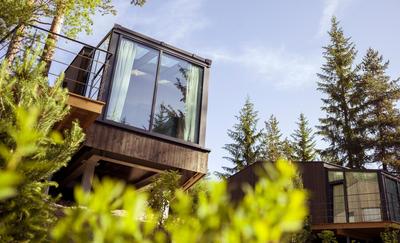 Skyview Chalets am Camping Toblacher See