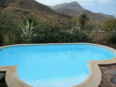 vivelorural Casa en risco de agaete con piscina
