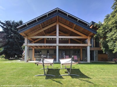 Chalet Les Cols - Chambres avec terrasse & jardin - proche de la nouvelle gare 2