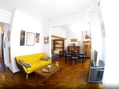 2 bedrooms appartement with city view furnished balcony and wifi at Napoli 4 km away from the beach