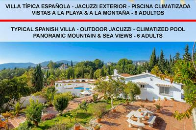 Private Heated Pool, Jacuzzi & 1225m2 garden in Villa Cipreses