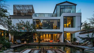 Ting Jian Empty Yard Pastoral Design Residential Dali Shop