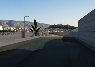 "AcroPool" Penthouse with Private Pool & Acropolis View